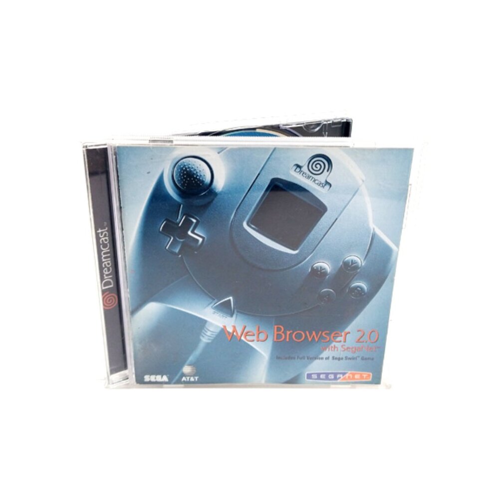 [2000] Sega Net Dreamcast Web Browser 2.0 Swirl AT&T Retro Internet NSTC-U Games